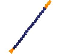 Plastic Flexible Cooling Tube,ABS Water Coolant Pipe, 2 Pcs Blue 1/4 1/2 3/8 300-600mm Flat Round for Lathe CNC System(600mm Flat Switch,46089)