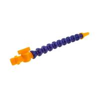 Plastic Flexible Water Oil Coolant Hose,ABS Pipe, 2 Pcs Blue Cooling 1/4 1/2 3/8 300-600mm Flat Round for Lathe CNC System(300mm Round Switch,1/4)