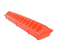 Plastic Flip-Top Poultry Feeder Birds Feeding Trough Food Dispenser Farming Tool Waterer For Farm Pheasants Pigeons
