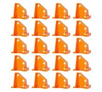 Plastic Floor Installation Gasket Set 20 Pack Gap Spacer with Triangular Design for Hardwood Laminate and Engineered Flooring for IMPACT Resistant No Need for (orange)