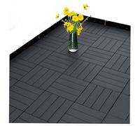Plastic Floor Splicing Decorative Garden Outdoor Flooring Anticorrosion Water Resistant Patio Balcony Use D 30 * 30 * 2cm