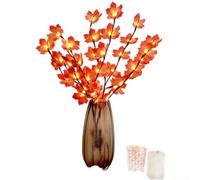 Plastic Floral LED Branch Light 20 LEDs IP55 Indoor Decor(B)