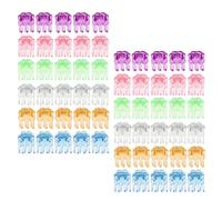 Plastic Flower Shaped Vine Support Clamps 120 Pcs for Orchid Stems