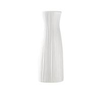 Plastic Flower Vase, Nordic Style Unbreakable Tall Vase Aesthetic Modern Vase for Wedding Living Room Dining Room Home Decor (A Type Small White)