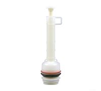Plastic Flush Valve Built to for Mansfield 211-11-1/2 Specs and Compatible with Conventional Actuator Lever mounting Methods (White)