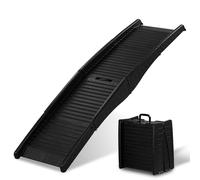 Plastic Folding Dog Ramp for Dogs Up to 110LBS/50KG Get Into Car, SUV & Truck