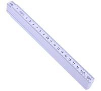 Plastic Folding Measuring Ruler with Fractions and Hinges