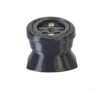 Plastic Folding Mount for Bike Computers and Headlights Optimized for Brompton A C P Frame Geometry and Ride Stability (Black)