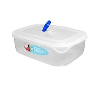 Plastic Food Container Rectangle 3.5 Litres - Clear Microseal by Beaufort