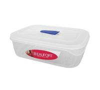 Plastic Food Container Rectangle 3 Litres - Clear by Beaufort