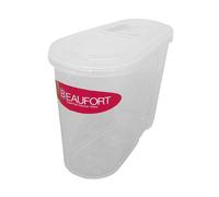Plastic Food Container Rectangle 5 Litres - Clear by Beaufort