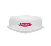 Plastic Food Container Square 12.6 Litres - Clear by Beaufort