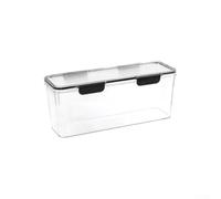 Plastic Food Storage Containers with Lids, Stackable Kitchen Organizer | Plastic, Sealed Lid Keeps Dry Goods Fresh, Space-saving Stackable Design, Easy To Clean, Fits Pasta And Spices