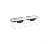 Plastic Food Storage Containers with Lids, Stackable Kitchen Organizer | Plastic, Sealed Lid Keeps Dry Goods Fresh, Space-saving Stackable Design, Easy To Clean, Fits Pasta And Spices