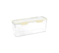 Plastic Food Storage Containers with Lids, Stackable Kitchen Organizer | Plastic, Sealed Lid Keeps Dry Goods Fresh, Space-saving Stackable Design, Easy To Clean, Fits Pasta And Spices