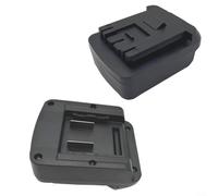 Plastic for battery Converter 90x60mm for 18V Drill Driver Plastic | Converts for Power for x-change batteries, fits BAT622 tools, secure anti-slip lock, 18V compatibility, black plastic build
