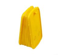 Plastic For Beekeeping Air Blower Board, Portable Smoke Distributor for Hive Management, Inflatable Pouch Replacement Part for Gentle Bee Calming During Inspections, Yellow