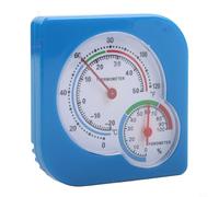 Plastic for dial Climate Gauge for Home Office Temperature Check(blue)