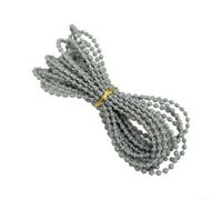 Plastic for Roller Blind Chain 1m Beaded Pull Cord Plastic for | Smooth plastic beads, easy light control, fits standard rollers, 1m length, quick install(Gray)