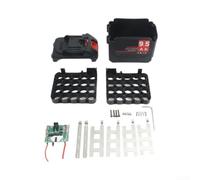 Plastic for Tool Box for 18V 21V Batteries with PCBA Slot Plastic(E) | for ideal for workshops and job sites, keeps batteries organized, quick retrieval, space saving