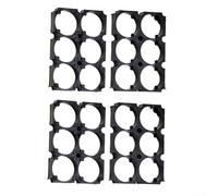 Plastic Frame 4pcs Battery Holder Stand for 21700, Designed for 2x3 Battery Packs to Provide Secure Placement and DIY Assembly Support