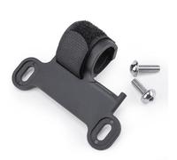 Plastic Frame-Mounted Pump Holder with Nylon Strap for Securing Inflators up to 2cm Diameter on Bikes