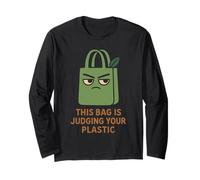 Plastic Free Eco Friendly Zero Waste Sustainable Green Long Sleeve T-Shirt