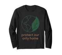 Plastic Free Eco Friendly Zero Waste Sustainable Green Long Sleeve T-Shirt