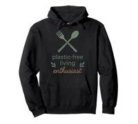 Plastic Free Eco Friendly Zero Waste Sustainable Green Pullover Hoodie