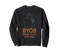 Plastic Free Eco Friendly Zero Waste Sustainable Green Sweatshirt