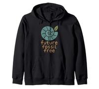 Plastic Free Eco Friendly Zero Waste Sustainable Green Zip Hoodie