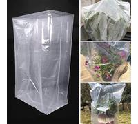 Plastic Frost Cover for Plants in Windy Cold Conditions - Lightweight Breathable Design for Roses Young Trees Tomatoes and Upright Garden Crops (A)