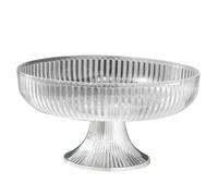 Plastic Fruit Plate, Multifunctional Stylish Designed Fruit Basket, Decorative Fruit Bowls for Organize Snacks, Candies, Nuts, Dried Fruits (Transparent)