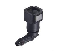 Plastic Fuel Line Hose Quick Release Connector with Lock Buttons for Easy Disconnection Compatible with Nylon Hose 6mm ID and Various Fuel Types