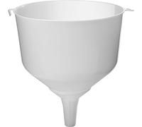 Plastic Funnel Ø25 cm - High-Rim Funnel for Wine Balloons & Large-Volume Transfers | Food-Grade PP - No-Spill Design