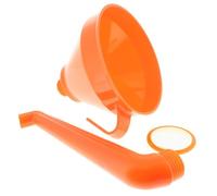 Plastic Funnel 7" Round Angled with Filter Gauze for Pouring Liquids
