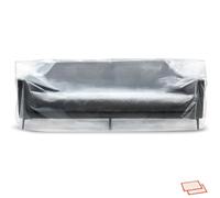 Plastic Furniture Covers for Moving - Heavy-Duty Couch Cover for Sofa, Waterproof & Dustproof Clear Moving Bags for Renovation, Wrap or Storage - Extra Large Bag Open Size 96 x 42 x 62 Inch