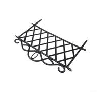 Plastic Garden Fence 6pcs 48x36cm Detachable Lawn Edging Border ABS