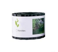 Plastic Garden Fence 9M, Weather-Resistant Lawn Edging for Flower Beds | Lawn Border Fence PET Plastic Barrier Green Garden Trim Flexible Fence Roll Garden Path Border