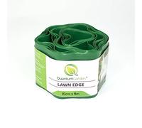 PLASTIC GARDEN GRASS LAWN EDGE FLEXIBLE EDGING BORDER FENCE WALL DRIVEWAY ROLL PATH (Green, 100mm x 9m)