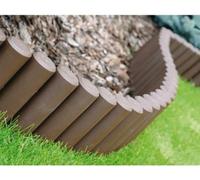 Plastic Garden Palisade Border Fence Ipal5 2.7M Terracota, Decorative Edging