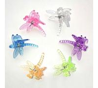 Plastic Garden Plant Fix Clips 30 Pieces for Orchid Support and Vine Plants, Lightweight and Rust Clips for Holding and Training Plants (30pcs Dragonfly)