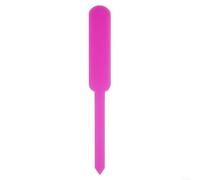 Plastic Garden Plant Labels 100 Pack for Labeling Native Species Invasive Monitors Pollinator Plants and Edible Landscape Elements (pink)