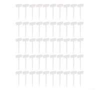 Plastic Garden Plant Labels 20cm Long 50 Pieces for Use in Vegetable Gardens Greenhouses and Various Planting Projects (White)