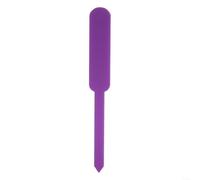 Plastic Garden Tags 100 Waterproof Labels for Tracking and Organizing Succulent Plant Care (Purple)