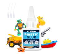 Plastic Glue for LEGO & Scale Models - Precision Needle Applicator with Anti-Clog Cap - High-Strength Transparent Model Cement for Miniatures, Warhammer & DIY Crafts