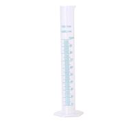 Plastic Graduated Cylinder 100ml Hydrometer Test Tube with Scale Portable Measuring Cylinder for Home School Science Laboratory Supplies