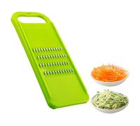 Plastic Grater for Carrot Vegetable Onion Cabbage Potato Cucumber Grater Mandoline Slicer Kitchen Food Shredder Salad Slicer Chip Cutter Chopper Handheld with Stainless Steel Blades Sallow Green