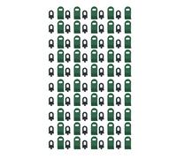 Plastic Greenhouse Twist Clip Plant Flower Hanging Hook Basket HangerNet Hook Shading Fixing Clips with 50 Ring Buckle Greenhouse Insulation for Season Plant Extension Support