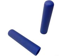 Plastic Grip Cover, 22mm Round Tube Dip Handle Sleeve for Fitness Rowing Equipment, Ergonomic Anti-Fatigue, Pink Blue, 2 Pack(Blue)